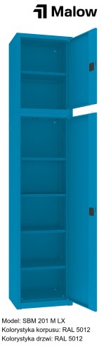 SBM 201 M LX Kolorystyka korpusu - RAL 5012 Kolorystyka drzwi - RAL 5012.jpg