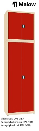 SBM 202 M LX Kolorystyka korpusu - RAL 1015 Kolorystyka drzwi - RAL 3020.jpg