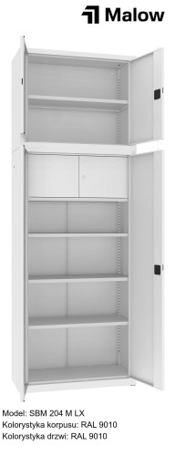 SBM 204 M LX Kolorystyka korpusu - RAL 9010 Kolorystyka drzwi - RAL 9010 (1).jpg