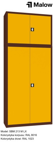 SBM 213 M LX Kolorystyka korpusu - RAL 8016 Kolorystyka drzwi - RAL 1023.jpg