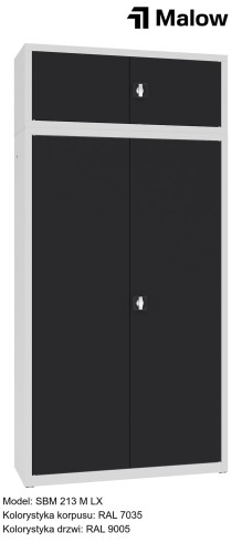 SBM 213 M LX Kolorystyka korpusu - RAL 7035 Kolorystyka drzwi - RAL 9005.jpg