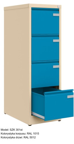 SZK 301st Kolorystyka korpusu - RAL 1015 Kolorystyka drzwi - RAL 5012.jpg