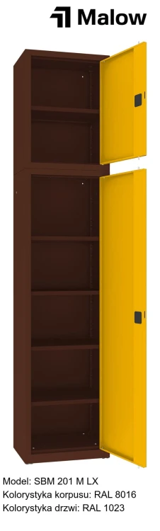 SBM 201 M LX Kolorystyka korpusu - RAL 8016 Kolorystyka drzwi - RAL 1023.jpg