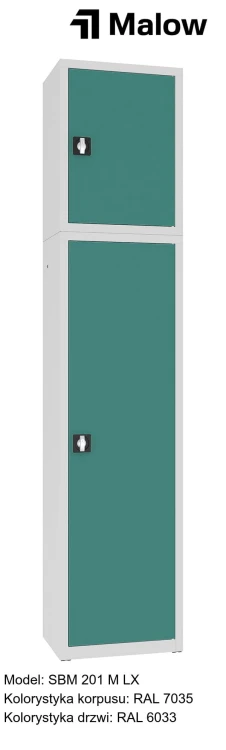 SBM 201 M LX Kolorystyka korpusu - RAL 7035 Kolorystyka drzwi - RAL 6033 (1).jpg
