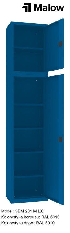 SBM 201 M LX Kolorystyka korpusu - RAL 5010 Kolorystyka drzwi - RAL 5010.jpg