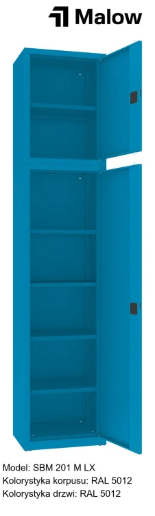SBM 201 M LX Kolorystyka korpusu - RAL 5012 Kolorystyka drzwi - RAL 5012.jpg