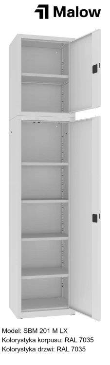 SBM 201 M LX Kolorystyka korpusu - RAL 7035 Kolorystyka drzwi - RAL 7035.jpg