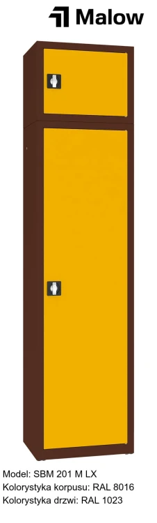 SBM 201 M LX Kolorystyka korpusu - RAL 8016 Kolorystyka drzwi - RAL 1023.jpg