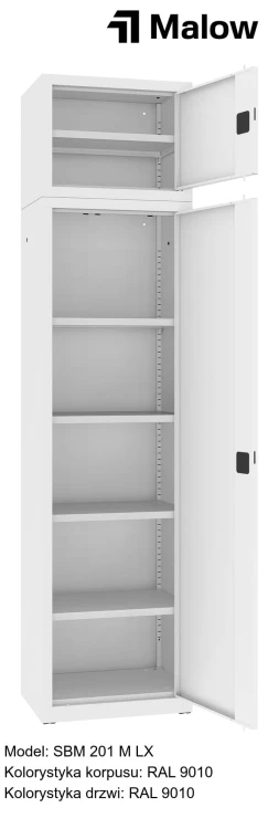 SBM 201 M LX Kolorystyka korpusu - RAL 9010 Kolorystyka drzwi - RAL 9010 (1).jpg