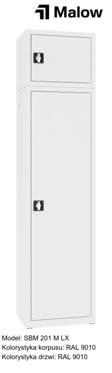 SBM 201 M LX Kolorystyka korpusu - RAL 9010 Kolorystyka drzwi - RAL 9010.jpg