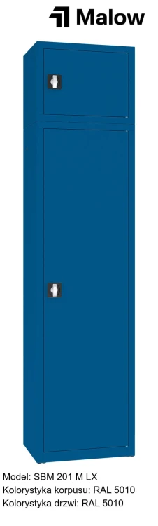 SBM 201 M LX Kolorystyka korpusu - RAL 5010 Kolorystyka drzwi - RAL 5010.jpg