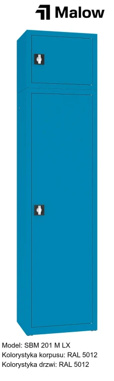 SBM 201 M LX Kolorystyka korpusu - RAL 5012 Kolorystyka drzwi - RAL 5012.jpg