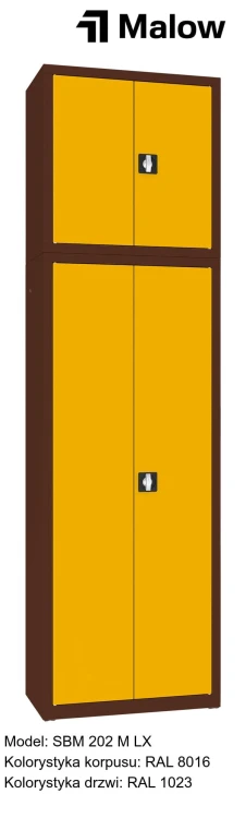 SBM 202 M LX Kolorystyka korpusu - RAL 8016 Kolorystyka drzwi - RAL 1023.jpg