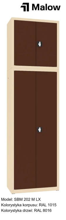 SBM 202 M LX Kolorystyka korpusu - RAL 1015 Kolorystyka drzwi - RAL 8016.jpg