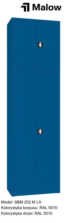 SBM 202 M LX Kolorystyka korpusu - RAL 5010 Kolorystyka drzwi - RAL 5010.jpg