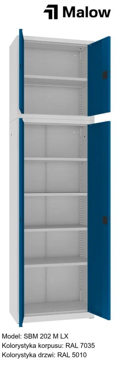 SBM 202 M LX Kolorystyka korpusu - RAL 7035 Kolorystyka drzwi - RAL 5010 (1).jpg