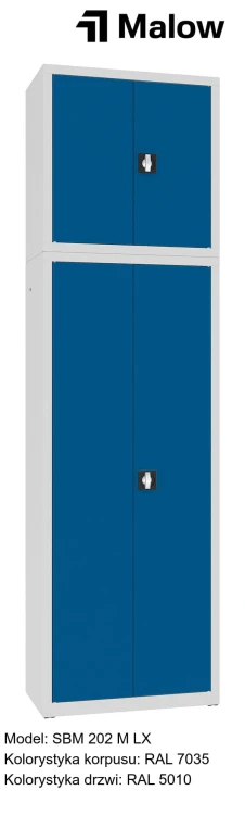 SBM 202 M LX Kolorystyka korpusu - RAL 7035 Kolorystyka drzwi - RAL 5010.jpg