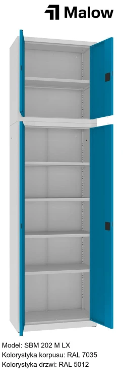 SBM 202 M LX Kolorystyka korpusu - RAL 7035 Kolorystyka drzwi - RAL 5012 (1).jpg