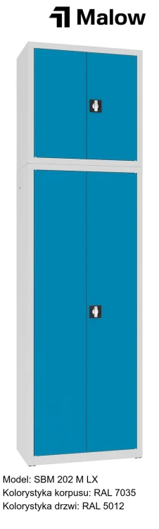 SBM 202 M LX Kolorystyka korpusu - RAL 7035 Kolorystyka drzwi - RAL 5012.jpg