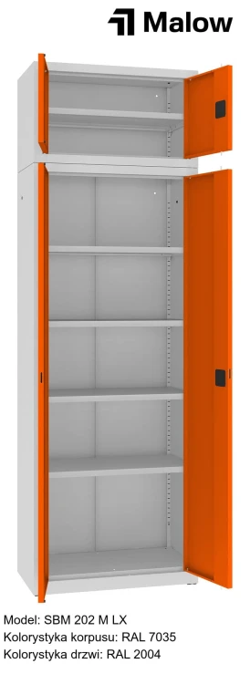 SBM 202 M LX Kolorystyka korpusu - RAL 7035 Kolorystyka drzwi - RAL 2004 (1).jpg