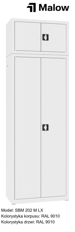 SBM 202 M LX Kolorystyka korpusu - RAL 9010 Kolorystyka drzwi - RAL 9010.jpg