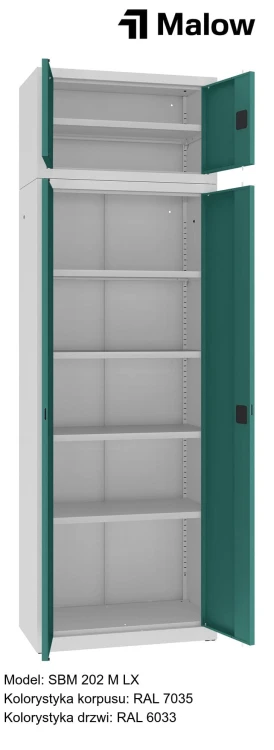 SBM 202 M LX Kolorystyka korpusu - RAL 7035 Kolorystyka drzwi - RAL 6033 (1).jpg