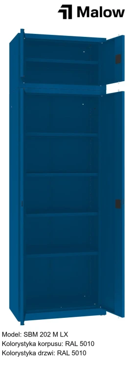 SBM 202 M LX Kolorystyka korpusu - RAL 5010 Kolorystyka drzwi - RAL 5010 (1).jpg
