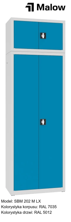 SBM 202 M LX Kolorystyka korpusu - RAL 7035 Kolorystyka drzwi - RAL 5012.jpg