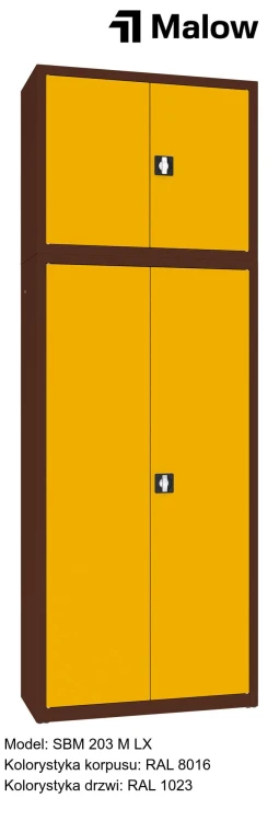 SBM 203 M LX Kolorystyka korpusu - RAL 8016 Kolorystyka drzwi - RAL 1023.jpg