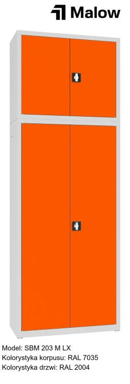 SBM 203 M LX Kolorystyka korpusu - RAL 7035 Kolorystyka drzwi - RAL 2004.jpg