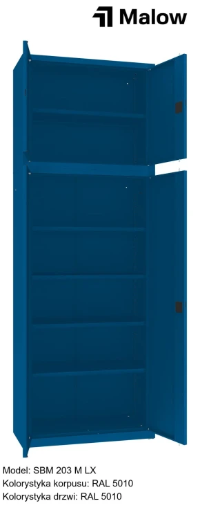 SBM 203 M LX Kolorystyka korpusu - RAL 5010 Kolorystyka drzwi - RAL 5010 (1).jpg