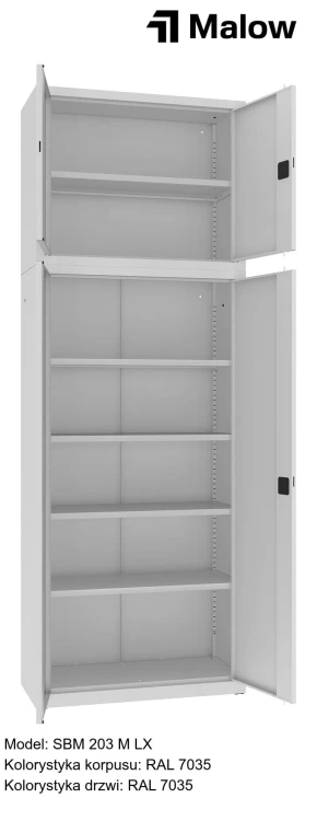 SBM 203 M LX Kolorystyka korpusu - RAL 7035 Kolorystyka drzwi - RAL 7035 (1).jpg