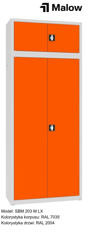 SBM 203 M LX Kolorystyka korpusu - RAL 7035 Kolorystyka drzwi - RAL 2004.jpg