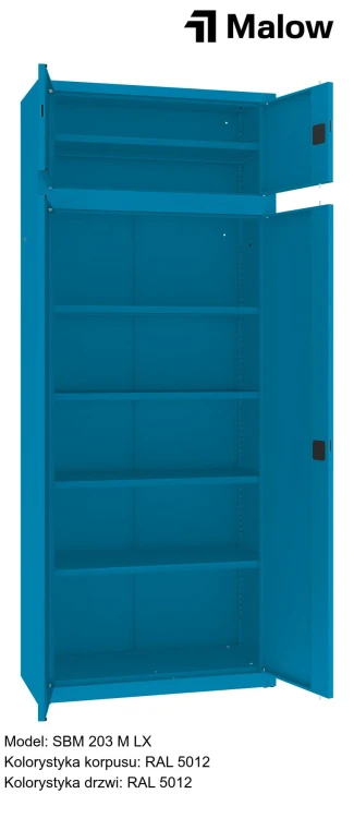 SBM 203 M LX Kolorystyka korpusu - RAL 5012 Kolorystyka drzwi - RAL 5012 (1).jpg