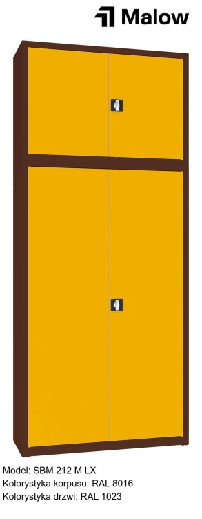 SBM 212 M LX Kolorystyka korpusu - RAL 8016 Kolorystyka drzwi - RAL 1023.jpg
