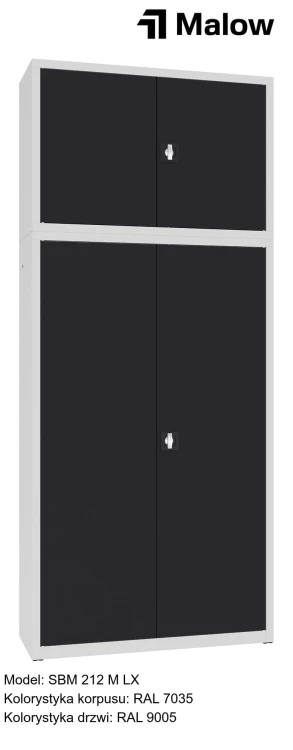 SBM 212 M LX Kolorystyka korpusu - RAL 7035 Kolorystyka drzwi - RAL 9005.jpg