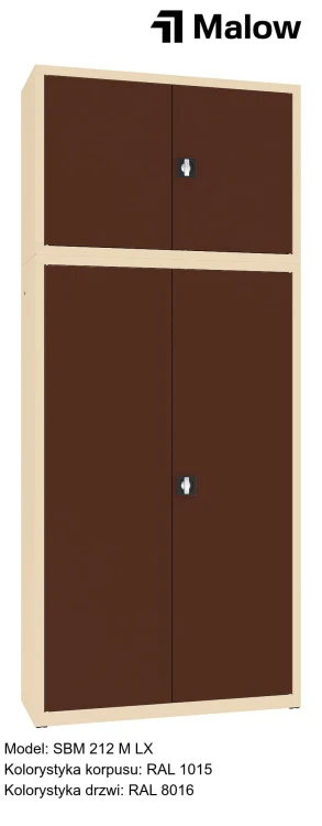 SBM 212 M LX Kolorystyka korpusu - RAL 1015 Kolorystyka drzwi - RAL 8016.jpg
