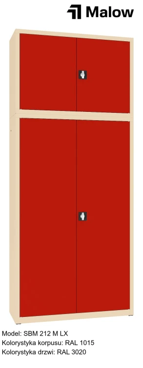 SBM 212 M LX Kolorystyka korpusu - RAL 1015 Kolorystyka drzwi - RAL 3020.jpg