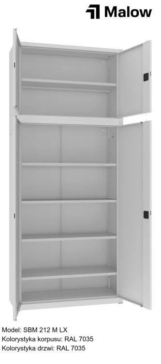 SBM 212 M LX Kolorystyka korpusu - RAL 7035 Kolorystyka drzwi - RAL 7035 (1).jpg