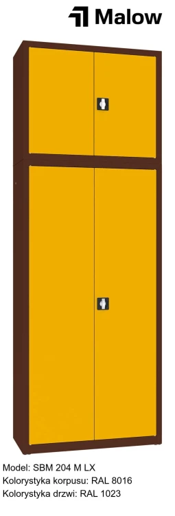 SBM 204 M LX Kolorystyka korpusu - RAL 8016 Kolorystyka drzwi - RAL 1023.jpg