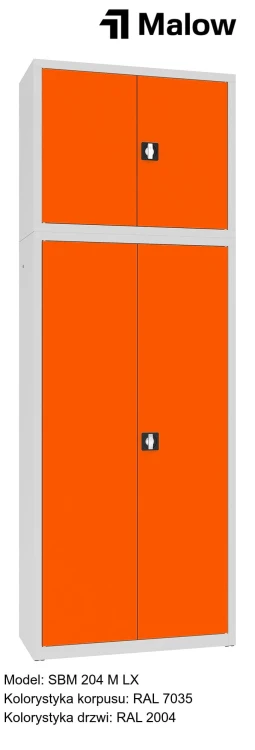 SBM 204 M LX Kolorystyka korpusu - RAL 7035 Kolorystyka drzwi - RAL 2004.jpg