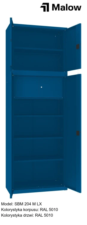 SBM 204 M LX Kolorystyka korpusu - RAL 5010 Kolorystyka drzwi - RAL 5010 (1).jpg
