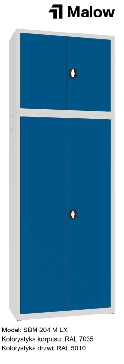 SBM 204 M LX Kolorystyka korpusu - RAL 7035 Kolorystyka drzwi - RAL 5010.jpg