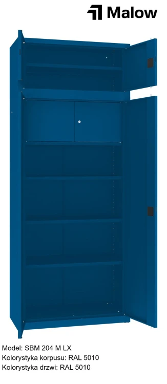 SBM 204 M LX Kolorystyka korpusu - RAL 5010 Kolorystyka drzwi - RAL 5010 (1).jpg