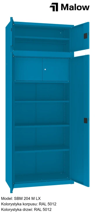 SBM 204 M LX Kolorystyka korpusu - RAL 5012 Kolorystyka drzwi - RAL 5012 (1).jpg