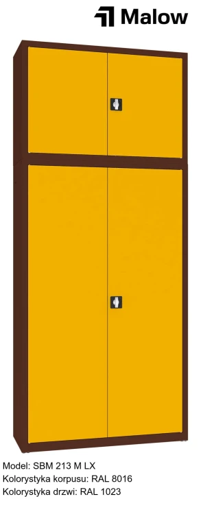 SBM 213 M LX Kolorystyka korpusu - RAL 8016 Kolorystyka drzwi - RAL 1023.jpg
