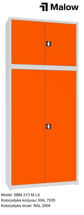 SBM 213 M LX Kolorystyka korpusu - RAL 7035 Kolorystyka drzwi - RAL 2004.jpg