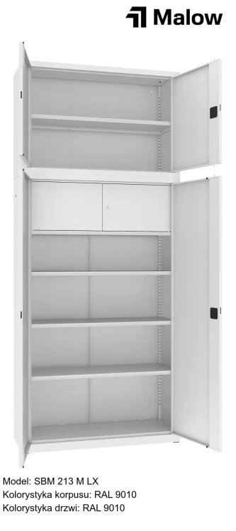 SBM 213 M LX Kolorystyka korpusu - RAL 9010 Kolorystyka drzwi - RAL 9010 (1).jpg