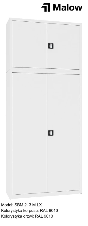 SBM 213 M LX Kolorystyka korpusu - RAL 9010 Kolorystyka drzwi - RAL 9010.jpg