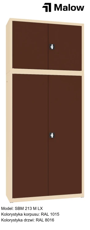 SBM 213 M LX Kolorystyka korpusu - RAL 1015 Kolorystyka drzwi - RAL 8016.jpg